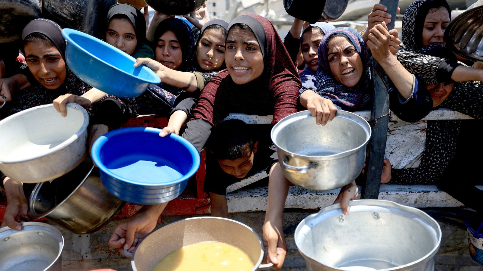 More than 100 people die of hunger in Gaza, including 80 children, say Palestinian officials